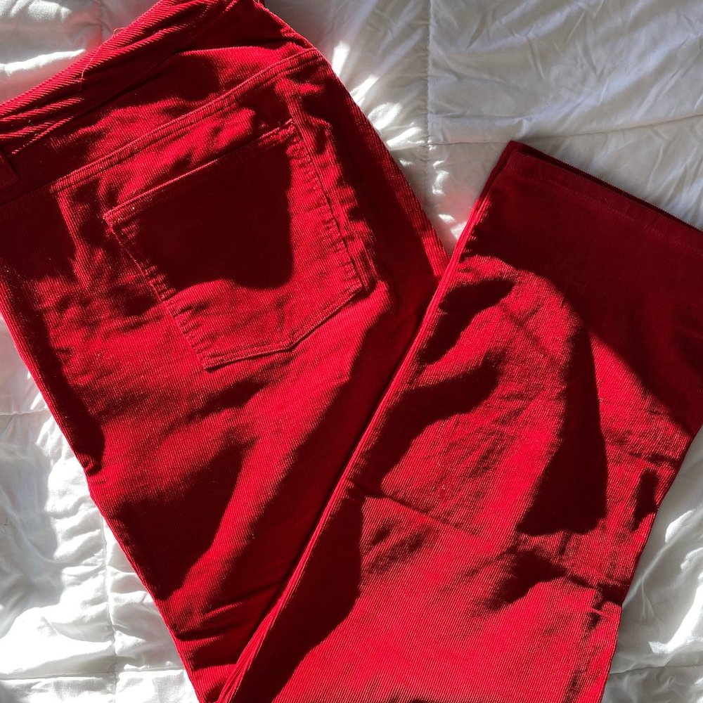 Red Corduroy pants